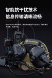 EARMOR M33 Tactical Hearing Protection Headset, Electronic Sound Pickup & Noise Reduction Headphone, Bluetooth Communication Headset for Shooting Helmet, Tactical Radio Headset