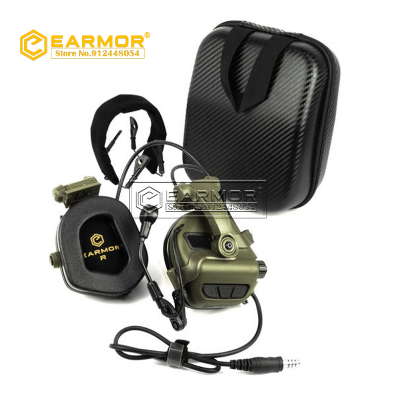 EARMOR M32X-Mark3 MilPro RAC Headset Military Standard Hearing