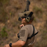 EARMOR M32 MOD4 Tactical Headset & M51 PTT Adapter Set Tactical Communication System
