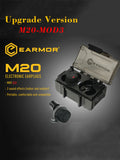 EARMOR M20 IPSC Shooting Earplugs Electronic Earplug Hearing Protector - Foliage Green